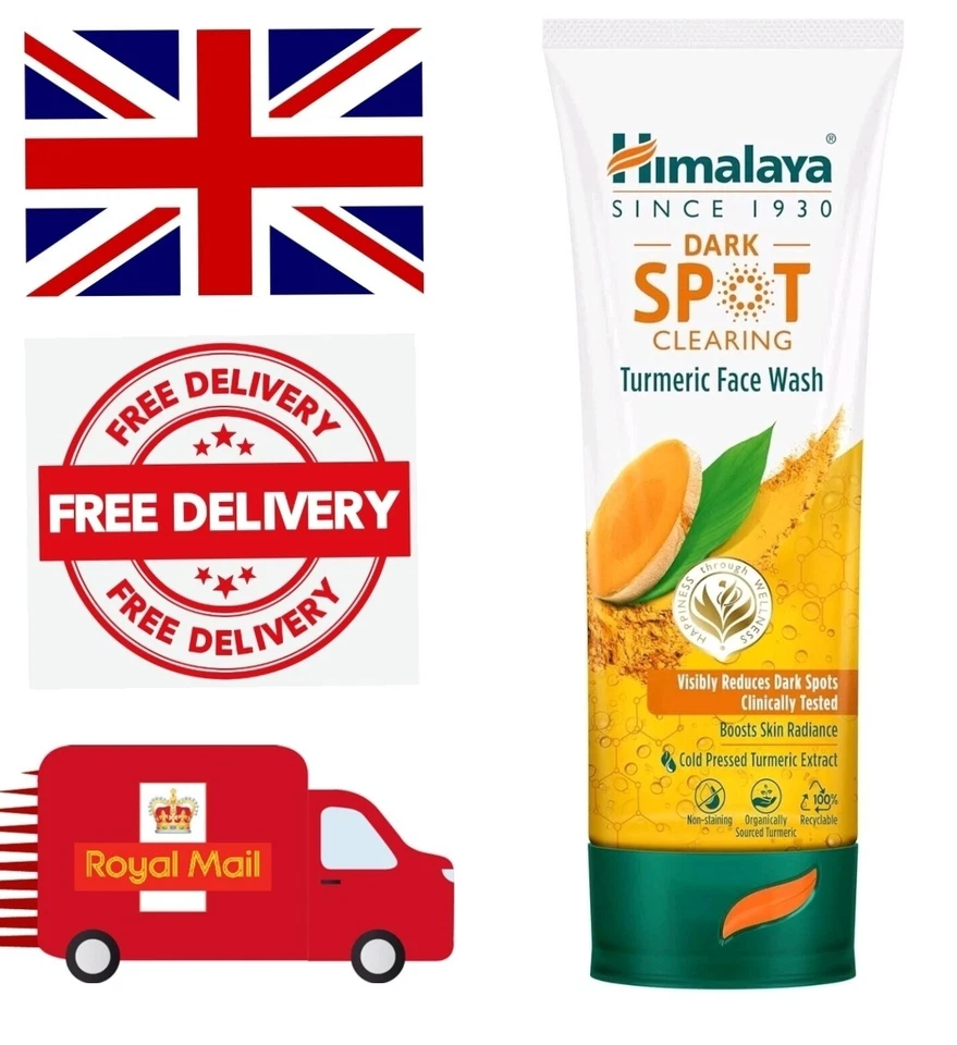 2 x 100ml  Turmeric Face Wash Reduce Dark Spots in 7 days Dark Spot Clearing - Image 1 of 4