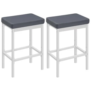 Bar Stools 24.8-Inch Height Stools Breakfast Bar Stools Kitchen Bar Chairs 2"... - Picture 1 of 8