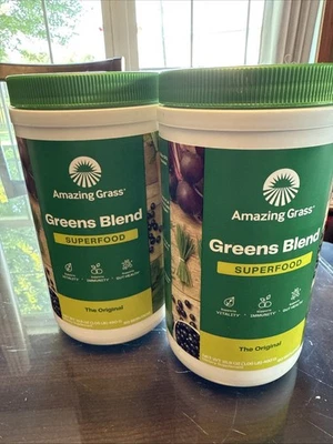 Lote de 2 - Increíble mezcla de hierbas verdes superalimento en polvo original exp - 26/10 Foto 1 de 2