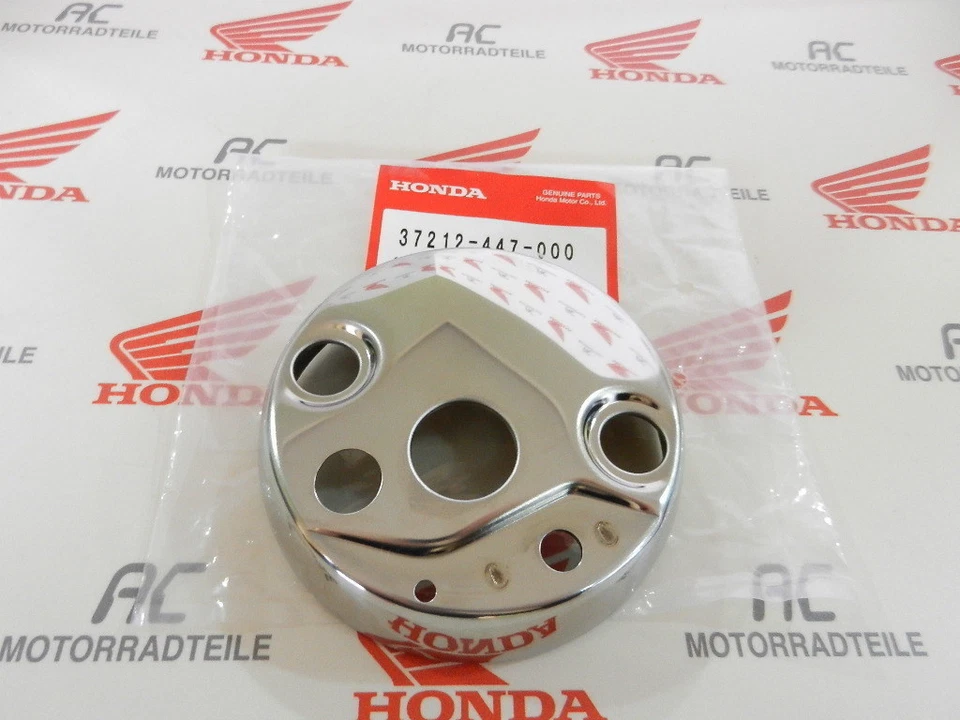 Honda CB 250 350 360 450 500 750 Compte-Tours Chrome Coupe Mètres Anneau - Photo 1/1