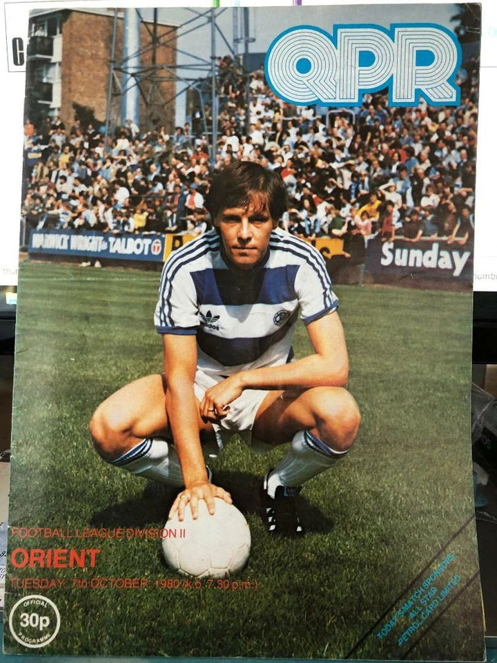 Queens Park Rangers v Leyton Orient 07/10/80 programme  - Image 1 of 1