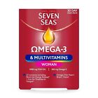 Seven Seas Omega-3 & Multivitamins Woman, With Biotin and Iron, 30-Day Duo Pa...
