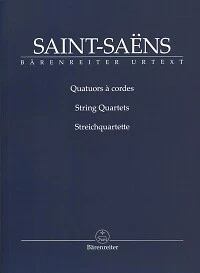 SAINT-SAENS STRING QUARTETS Nos 1 & 2 Study Score - Image 1 of 1
