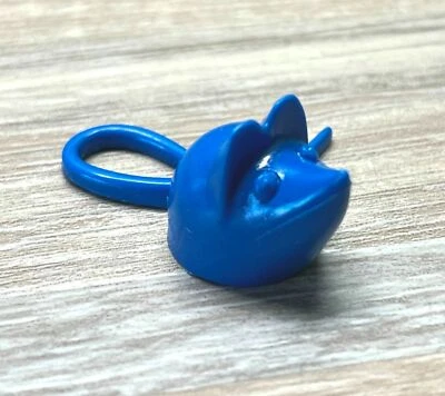 1986 年鼠标陷阱游戏蓝色鼠标当令牌替换部件 Milton Bradley — 第 1/4 张图片