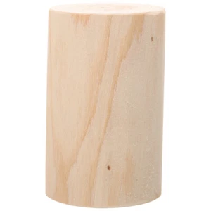 Wooden Stump Candle Holder Wood Tea Light Holder Craft Display Wooden Base - Picture 1 of 12