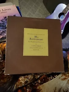 50th Anniversary Rockefeller Foundation Speeches LP George Harrar Dean Rusk Rare - Picture 1 of 6