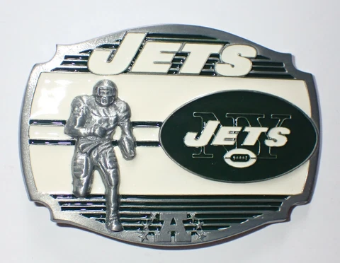 NEW YORK JETS BELT BUCKLE LICENSED NEW! Cover