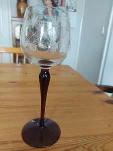 Vintage Harlequin Wine Glass - Picture 1 of 4