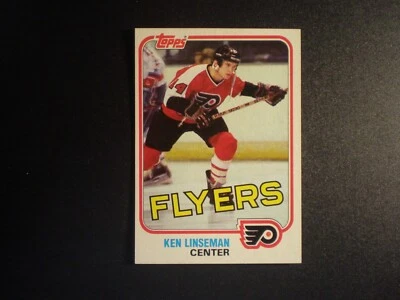 1981 Topps Hockey Ken Linseman Card # 107 - Image 1 of 2