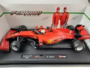 BBurago Burago Ferrari SF1000 #5 Sebastian Vettel 2020 1/18 BU16808VW DEFECT - Foto 1 di 3