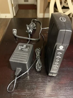 Motorola Surfboard Cable Modem Model SB5120 Docsis 1.0, 1.1, 2.0 Power Cable - Image 1 of 2