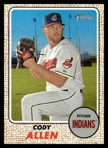 2017 Topps Heritage #65 Cody Allen   Cleveland Indians - Picture 1 of 2