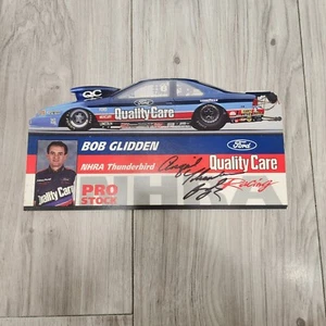1994 NHRA Windston Drag Racing National Events Handout w/Bob Glidden Signature - Picture 1 of 4