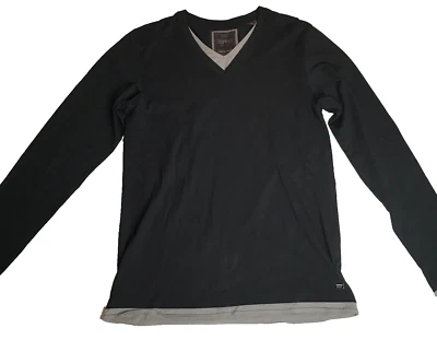 Esprit Long Sleeve V-Neck T-Shirt Size Large - Image 1 of 4