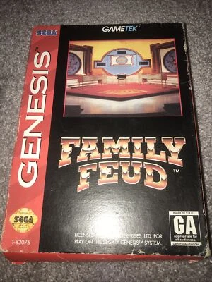 Family Feud (Sega Genesis, 1993) Complete Free Shipping - Image 1 of 4