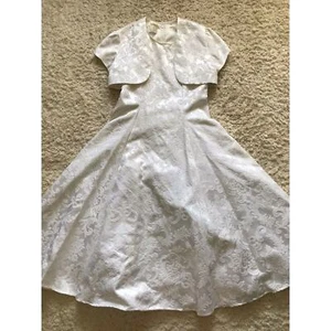 Vintage Jessica McClintock Sz.10 Girls Dress Lace USA Wedding Church Christening - Picture 1 of 9