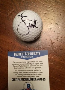 Adam Scott Signed Masters Ball Beckett Coa - Picture 1 of 2