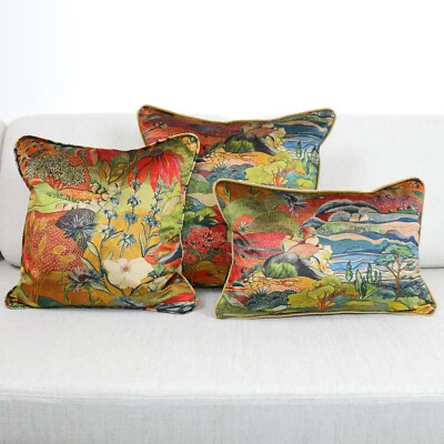 Osborne & Little Trebah Luxury Velvet Scatter Cushion Covers with Piping - Image 1 of 3