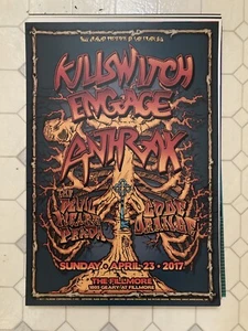 Anthrax Kill Switch Engage concert poster The Fillmore - Picture 1 of 1