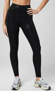 Fabletics Motion 365 High-Waist Legging | XS | New | Pockets | Black Shine - Picture 1 of 11