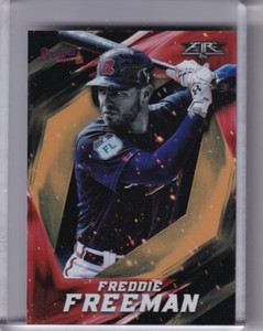 2017 TOPPS FIRE #6 FREDDIE FREEMAN ATLANTA BRAVES 91/299 0071