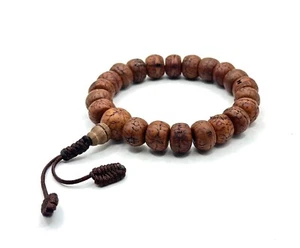 Genuine Bodhi Seed Bracelet Phoenix Eye Beads from Nepal. Healing 11mm - Picture 1 of 7