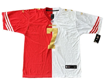Camiseta deportiva del equipo Nike de fútbol americano de la NFL de los San Francisco 49ers de Colin Kaepernick para hombre 48 nueva con etiquetas Foto 1 de 4
