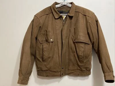 Field Gear термолит мужской размер 1XL коричневый натуральной кожи куртка на молнии с подкладкой - Изображение 1 из 4