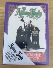 The Addams Family Trading Card Set 88 of 90 plus 11 Sticker Set Topps 1991