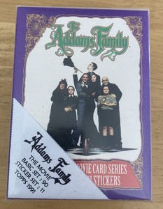 The Addams Family Trading Card Set 88 of 90 plus 11 Sticker Set Topps 1991