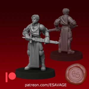 Wiegraf Final Fantasy Tactics Miniature DnD Anime Figure Tabletop RPGs RolePlay - Picture 1 of 1