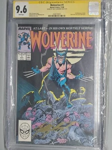 Wolverine #1 1988 CGC SS 9.6 Signed by Chris Claremont Combine Shipping - Picture 1 of 1