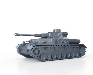 WWII GERMAN - PANZER IV AUSF G  - 1/56 1/72 1/87 1/100 3D PRINTED - Picture 1 of 5