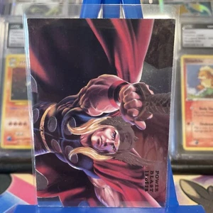 Tarjeta de persecución insertada Marvel Flair Thor Power Blast 1994 #13 de 18 rara - Imagen 1 de 10