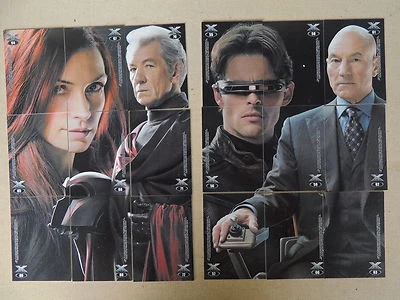X-MEN MARVEL LAST STAND MOVIE BASE SET OF 72 NON SPORT TRADING CARDS PUZZLE BACK - Image 1 of 2