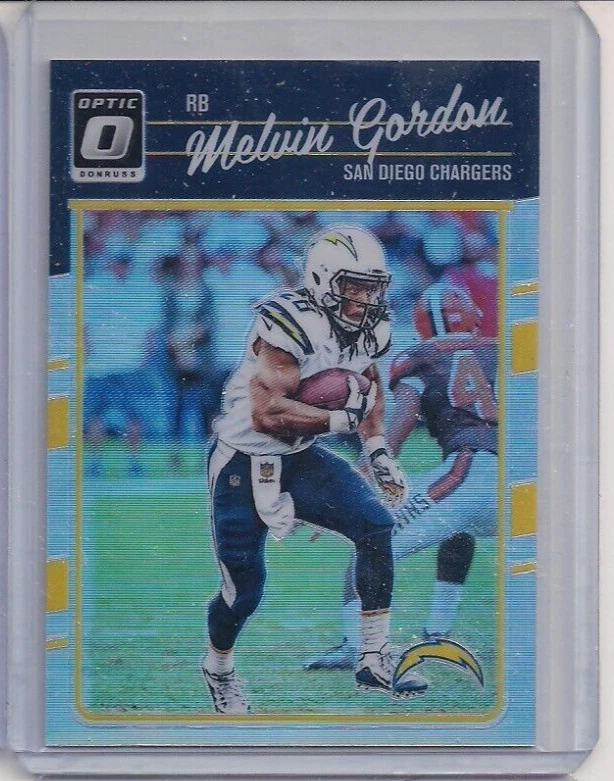 2016 Donruss Optic Silver Holo Melvin Gordon - Image 1 of 1