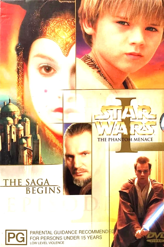Star Wars : The Phantom Menace :  2 Disc  : NEW DVD : R4 *Cardboard Outer Sleeve - image 1 of 1