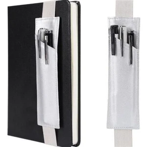 PU Leather Pen Sleeve Pouch Colorful Pencil Holder Case for Notebook School - Picture 1 of 18