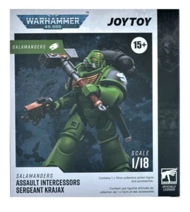 Joytoy Warhammer 40K Salamanders Assault Intercessors Sergeant Krajax 1/18 Scale