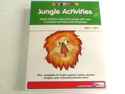 Childrens Educational Software Jungle Activities PC Templates Ages 1-8 Learning - Image 1 of 4