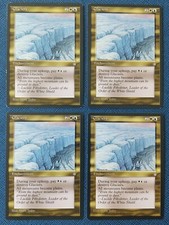 MTG 4x Glaciers x4 LP Ice Age Magic the Gathering Enchantment Playset