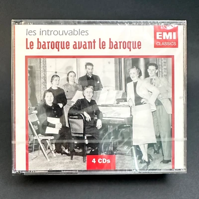 LES INTROUVALBES LE BAROQUE AVANT LE BAROQUE Boulanger [EMI 4 CD] SEALED RARE - Image 1 of 3