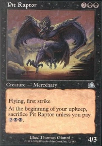 Pit Raptor - Foil ~ Lightly Played Prophecy MTG Magic UltimateMTG Black Card - Image 1 of 1