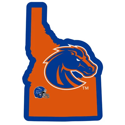 Boise Broncos Home State Vinyl Auto Decal NCAA (Idaho Shape) - Image 1 of 3