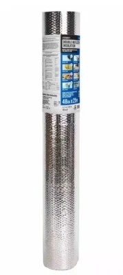 Barreira radiante de isolamento reflexivo duplo Everbilt 48" x 25 - Imagem 1 de 4