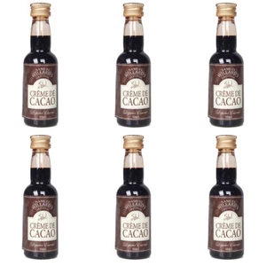 6x Samuel Willards Original Crema de Cacao Licor Esencia 50ml Hace 1125ml - Imagen 1 de 4