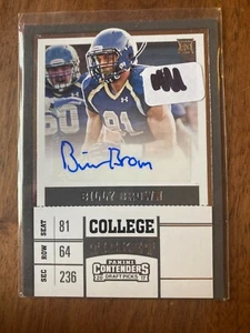 A51,312 - 2017 Panini Contenders Draft Picks #259 Billy Brown Auto RC - Picture 1 of 1