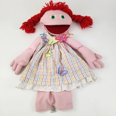 GIRL HAND PUPPET Ventriloquist HALF BODY 24" - Image 1 of 4