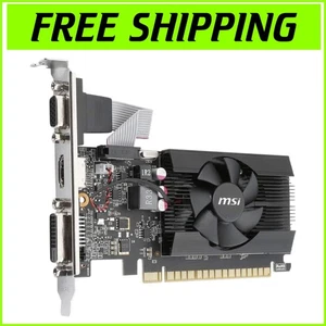 MSI GeForce GT 710 2GB Low Profile GPU - 4096x2160 Resolution & Dual Display - Picture 1 of 6