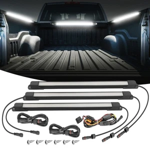 3PCS 198-SMD LED Truck Bed Lights w/Wiring For Ford 15-up F150 F250 F350 Raptor - Picture 1 of 14